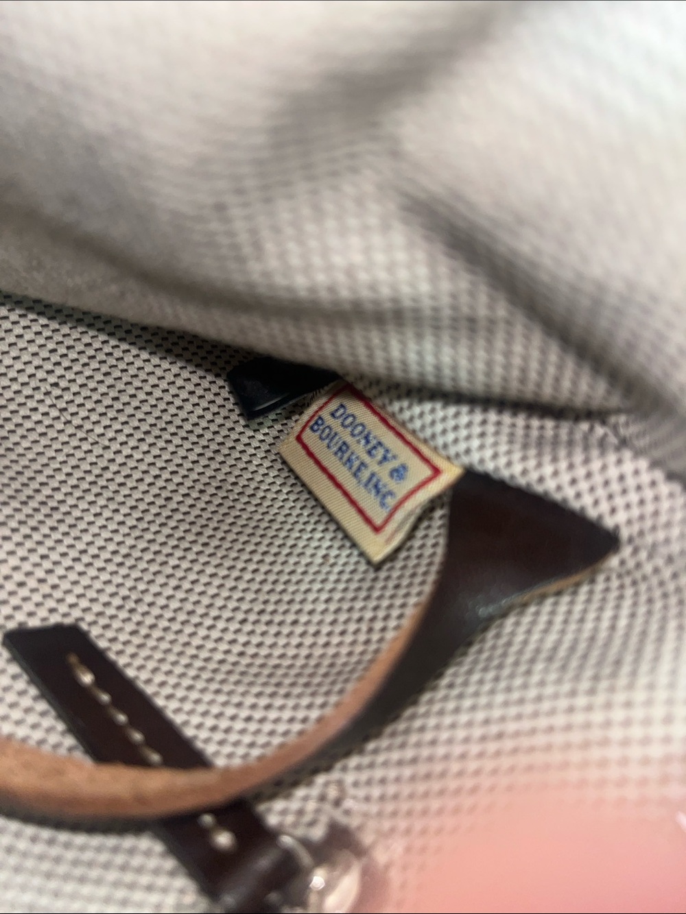 Vintage Y2K Dooney & Bourke signature monogram mini shoulder bag - Picture 10 of 11